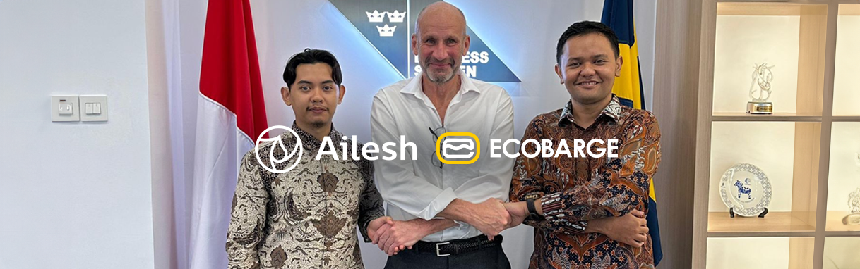 ECOBARGE SWEDEN COLLABORATES WITH AILESH INDONESIA AND SUPPORTED BY BUSINESS SWEDEN.